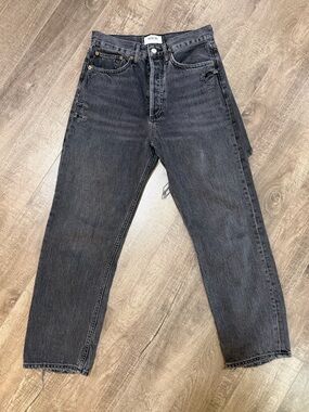 AGOLDE 90s Crop Jeans - vintage black - size 24